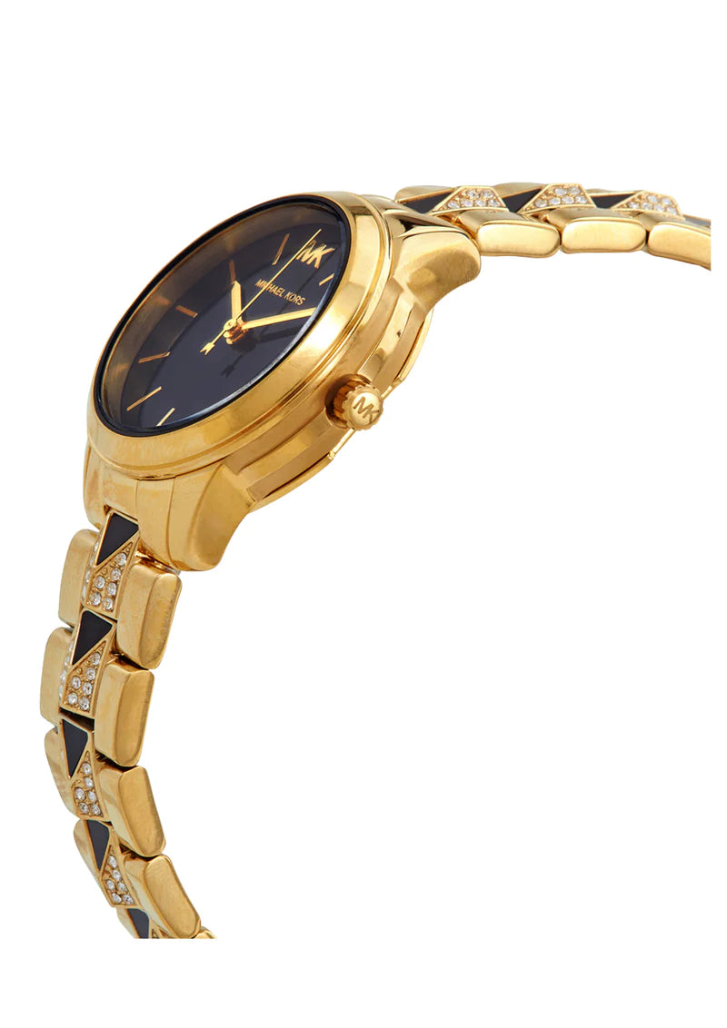 Michael Kors MK6672 Runway Mercer Quartz Black Dial Women's Watch