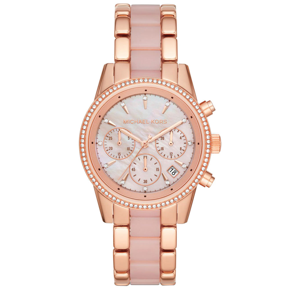 Michael Kors MK6769 Ritz Chronograph Quartz Crystal Women's Watch