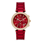 Michael Kors MK6805 Parker Red Coated steel Women's Watch