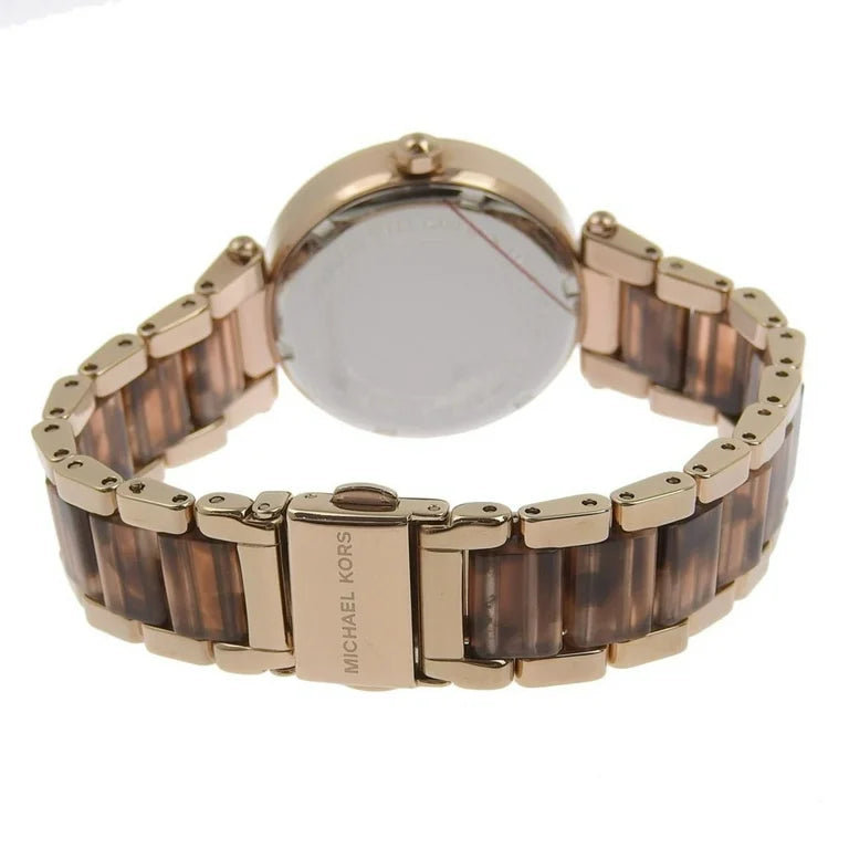 Michael Kors MK6834 Quartz Crystal Rose Gold Dial Women's Watch