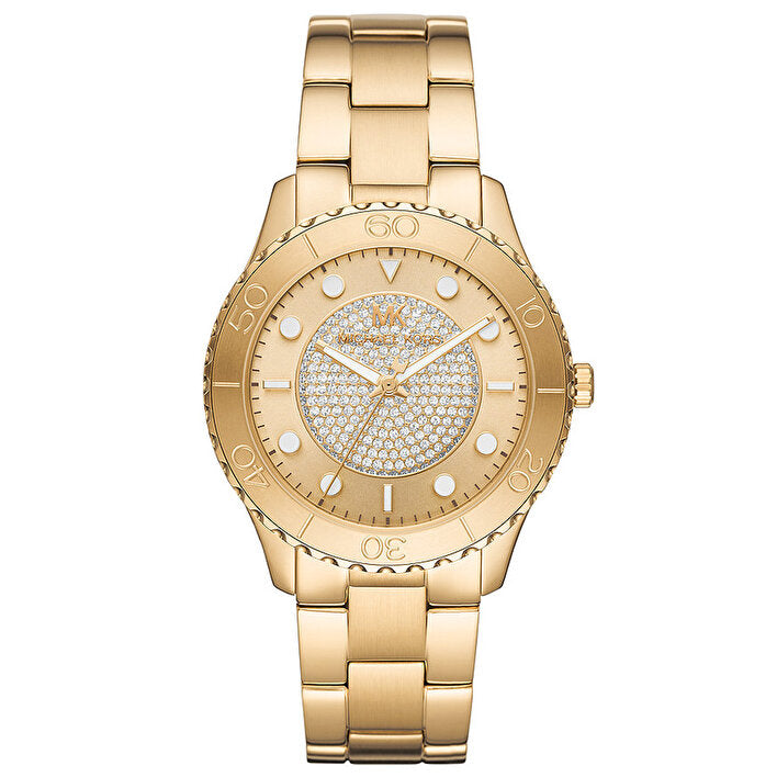 Michael Kors MK6911 Runway Quartz Gold Dial Women's Watch