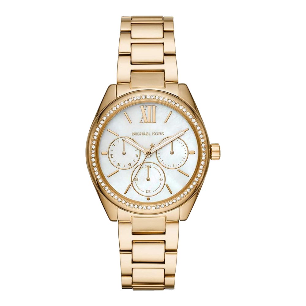 Michael Kors MK7094 Janelle Multifunction Gold-Tone Stainless Steel Women's Watch