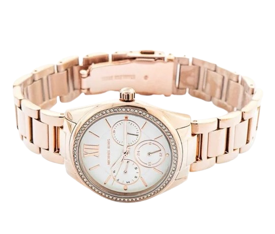 Michael Kors MK7095 Rose Gold Steel Chronograph Women's Watch