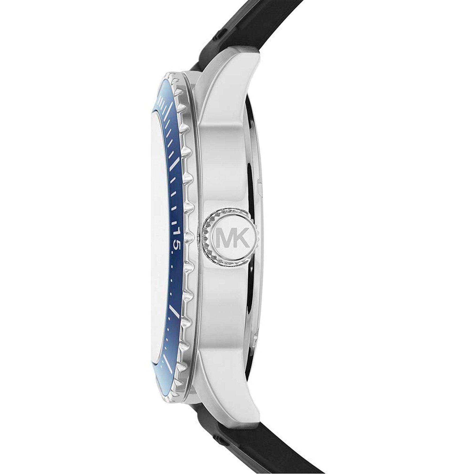 Michael Kors MK7160 Cunningham Multifunction Black Silicon Men's Watch