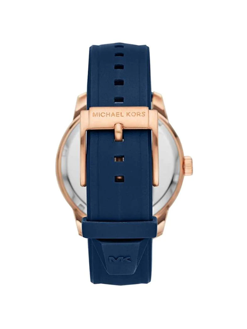 Michael Kors MK7163 Cunningham Blue Silicon Men's Watch