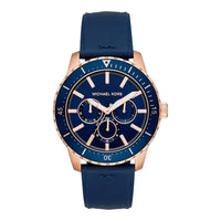 Michael Kors MK7163 Cunningham Blue Silicon Men's Watch