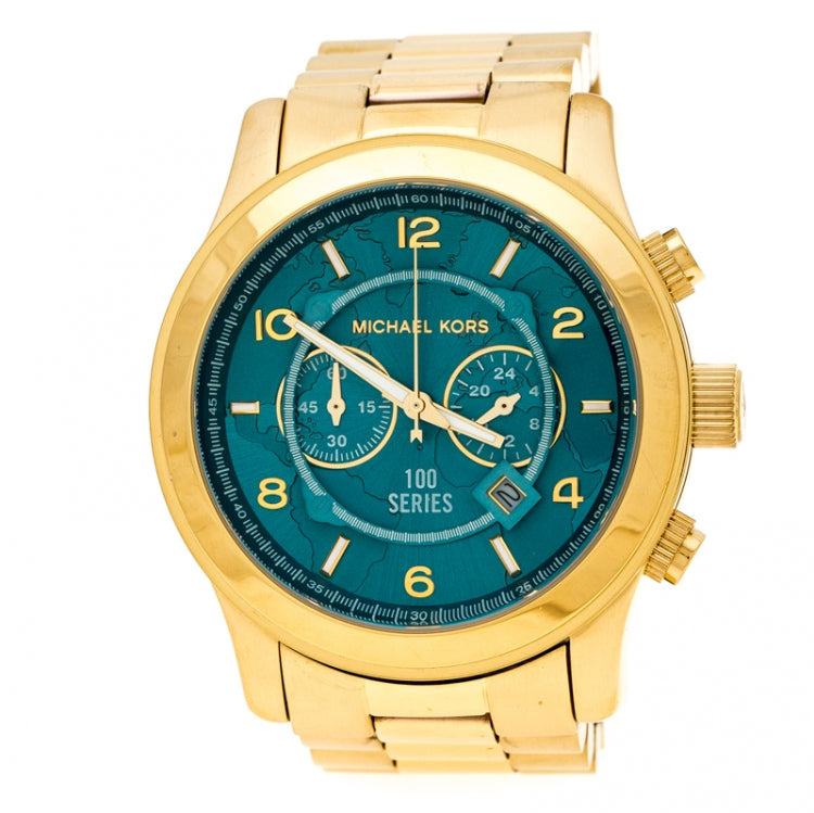 Michael Kors MK8315 Gold Runway Blue Dial Women’s Watch