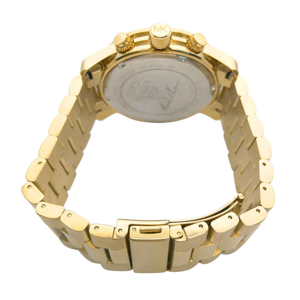 マイケル・コース MK8315 腕時計 Michael Kors MK8315 Gold Runway Blue Dial Men's Watch
