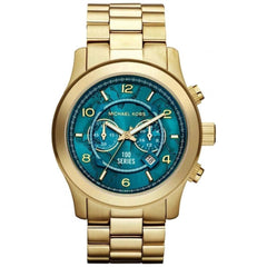 マイケル・コース MK8315 腕時計 Michael Kors MK8315 Gold Runway Blue Dial Men's Watch