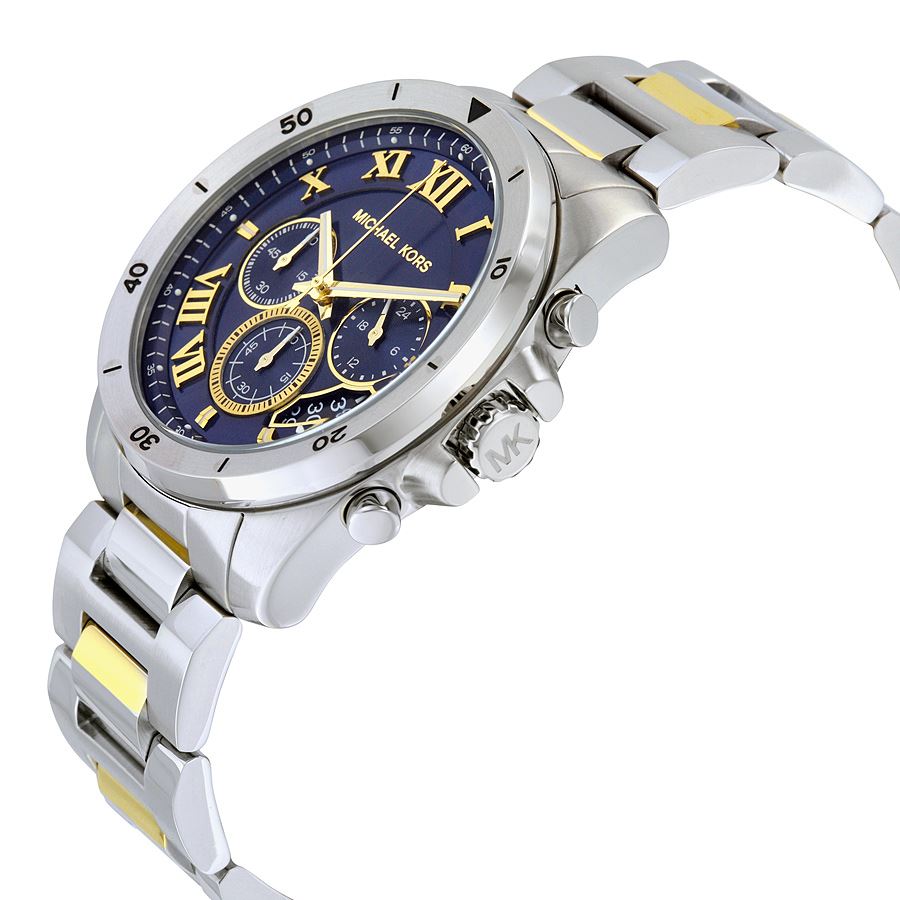 Michael Kors MK8437 Brecken Two-Tone Men's Watch – WATCH ACES