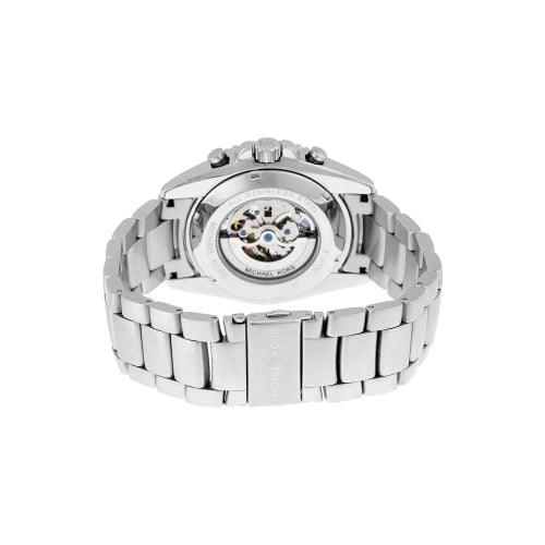 Michael Kors MK9024 JetMaster Blue Skeleton Dial Stainless Steel Men's Watch
