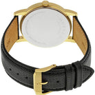 Movado 2100005 Museum Black Dial Black Leather Men's Watch