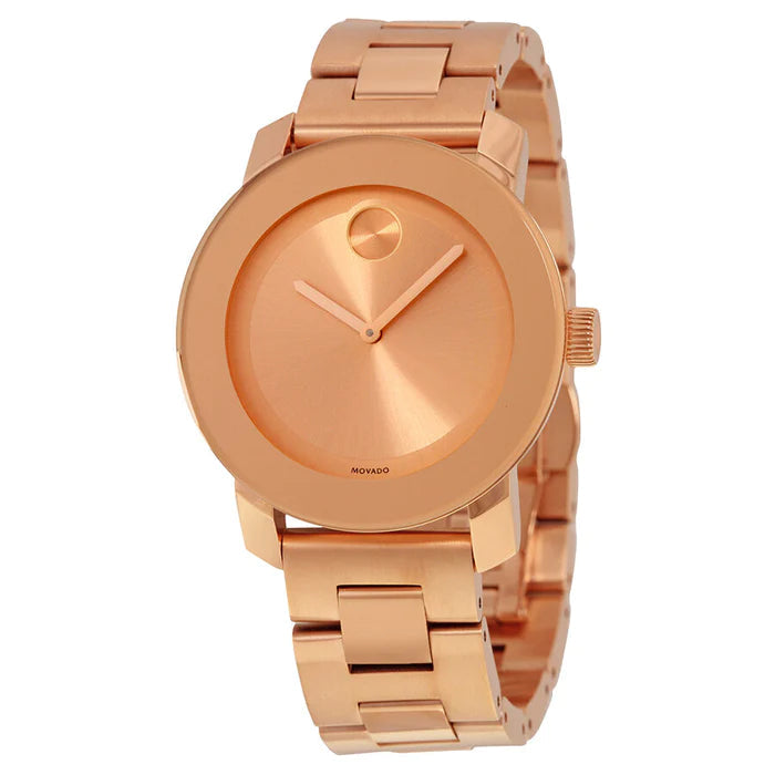 Movado 3600342 Bold Rose Dial Rose Gold-tone Stainless Steel Women's Watch