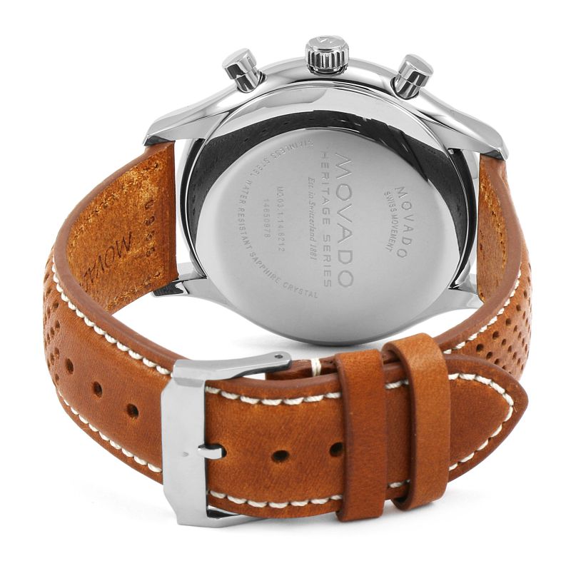 Movado 3650008 Heritage Series Calendoplan Chronograph Men's Watch