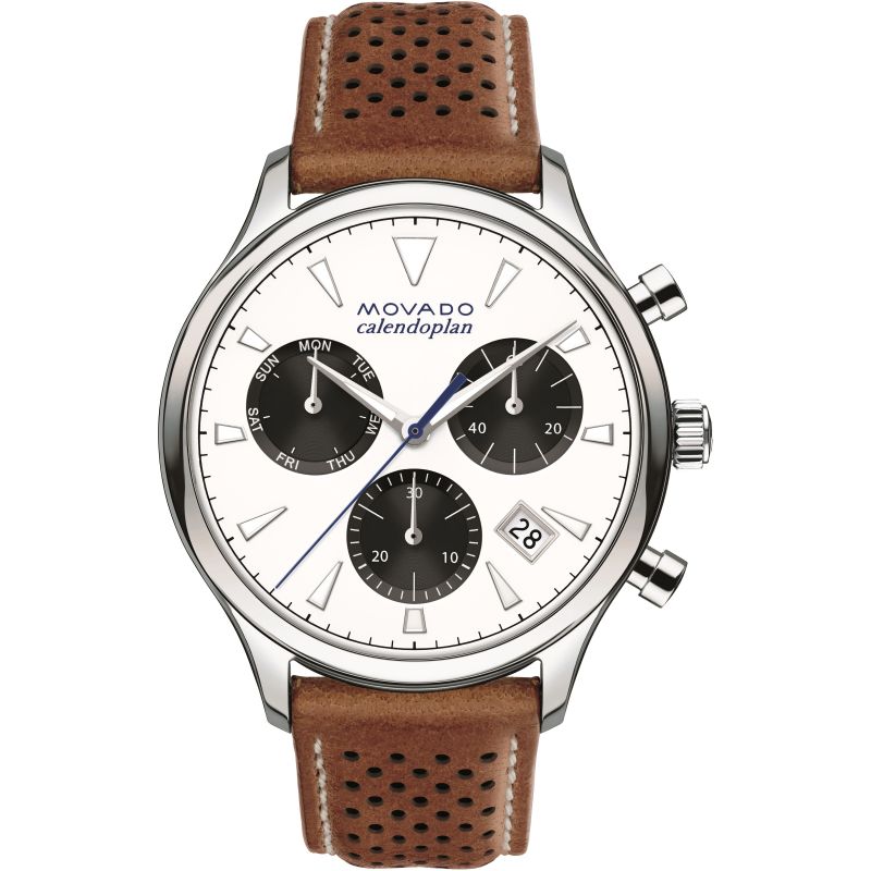 Movado 3650008 Heritage Series Calendoplan Chronograph Men's Watch