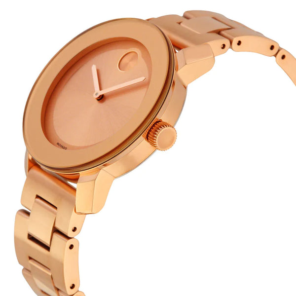 Movado 3600342 Bold Rose Dial Rose Gold-tone Stainless Steel Women's Watch