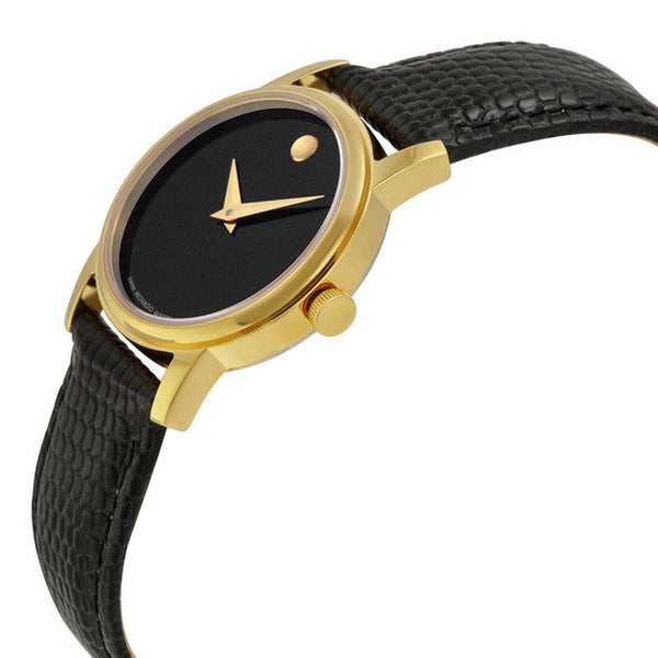 Movado Museum 2100006 Black Leather Women's Watch