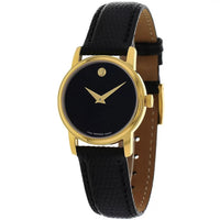 Movado Museum 2100006 Black Leather Women's Watch