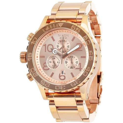 Nixon 42-20 A037-897 Rose Gold-Tone Men's Watch