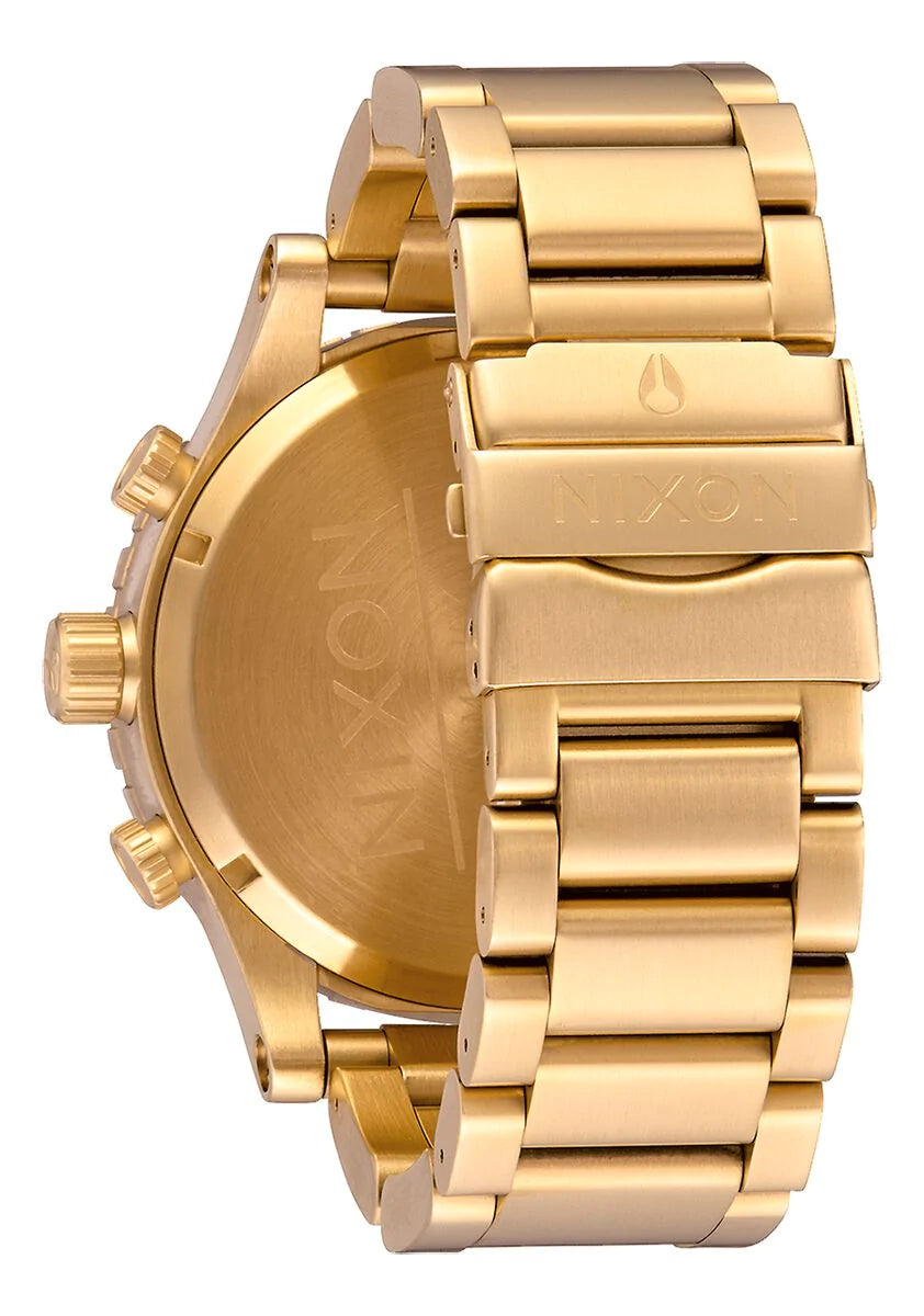 Nixon 51-30 A083-502 Gold Tone Men's Watch