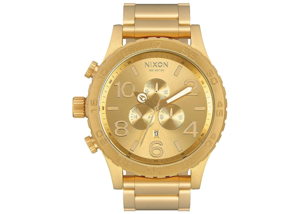 Nixon 51-30 A083-502 Gold Tone Men's Watch