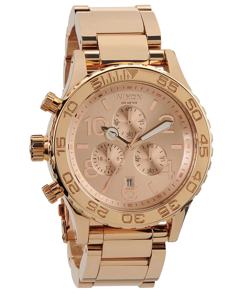 Nixon 51-30 A083-897 Rose Gold Men's Watch