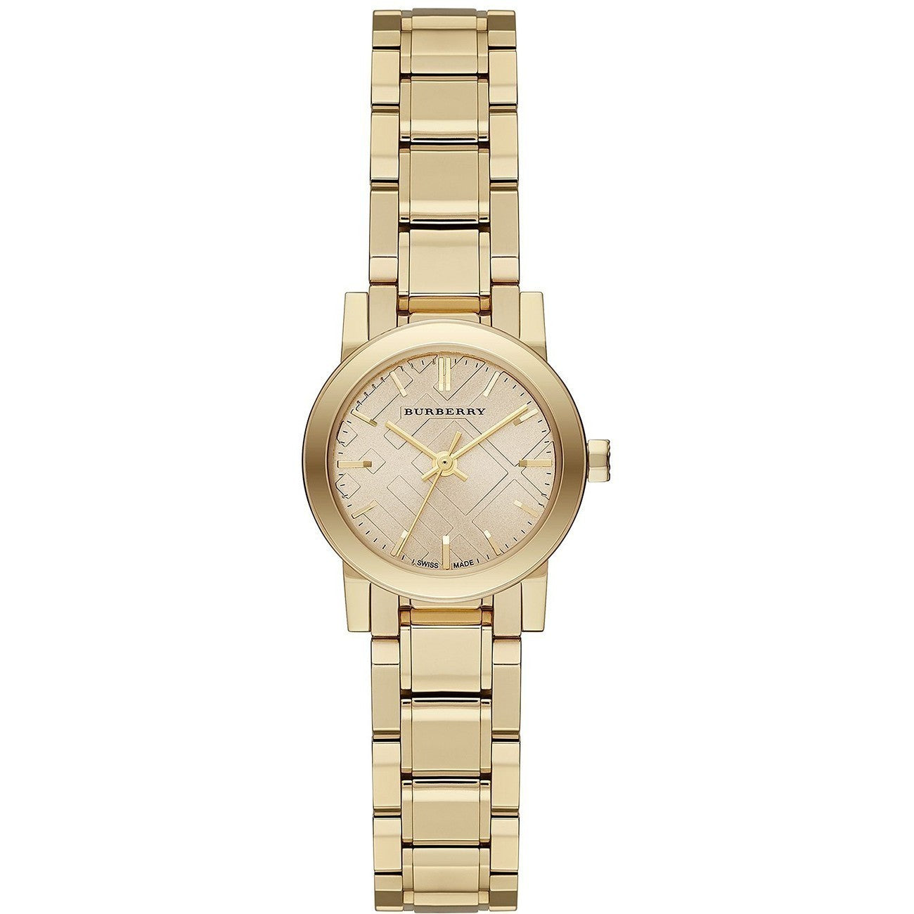 Burberry BU9227 The City Gold Dial Gold Steel Strap Women's Watch
