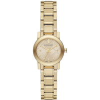 Burberry BU9227 The City Gold Dial Gold Steel Strap Women's Watch