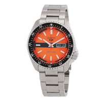 Seiko SRPK11K1 5 Sports Automatic Orange Dial Men's Watch