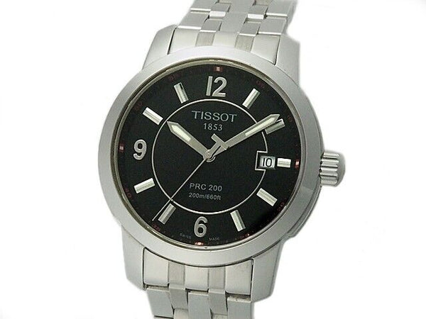 Tissot T014.410.11.057.00 Black Dial Stainless Steel Quartz Men's Watch