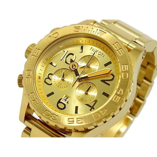 Nixon 42-20 A037-502 Gold Tone Men's Watch