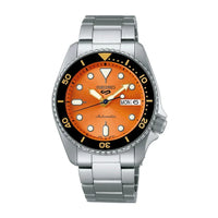 Seiko SRPK35K1 5 Sports SKX Style Midi Orange Dial Automatic 100M Men's Watch