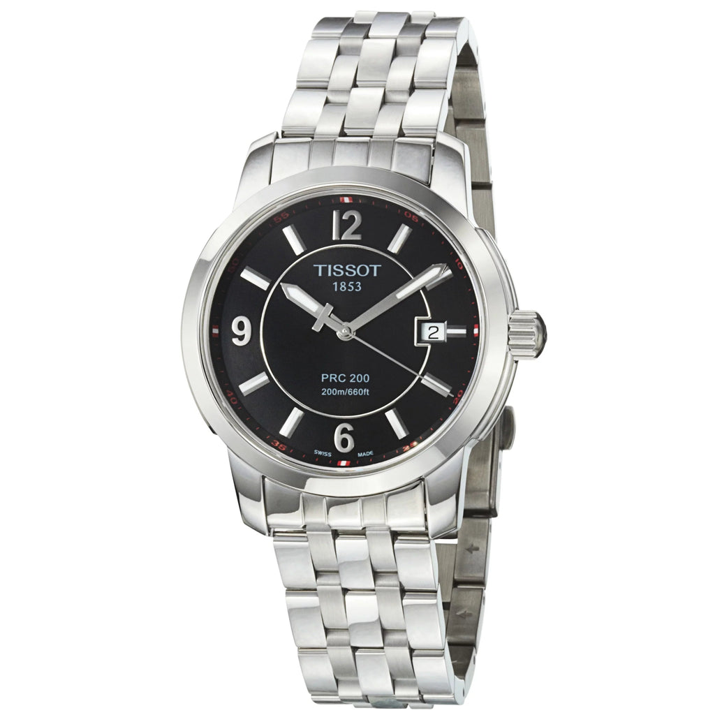 Tissot T014.410.11.057.00 Black Dial Stainless Steel Quartz Men's Watch