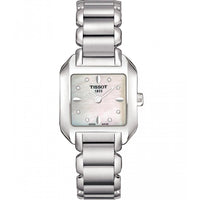 Tissot T02.1.285.74 T-Trend T-Wave Mother of Pearl Diamond Women's Watch