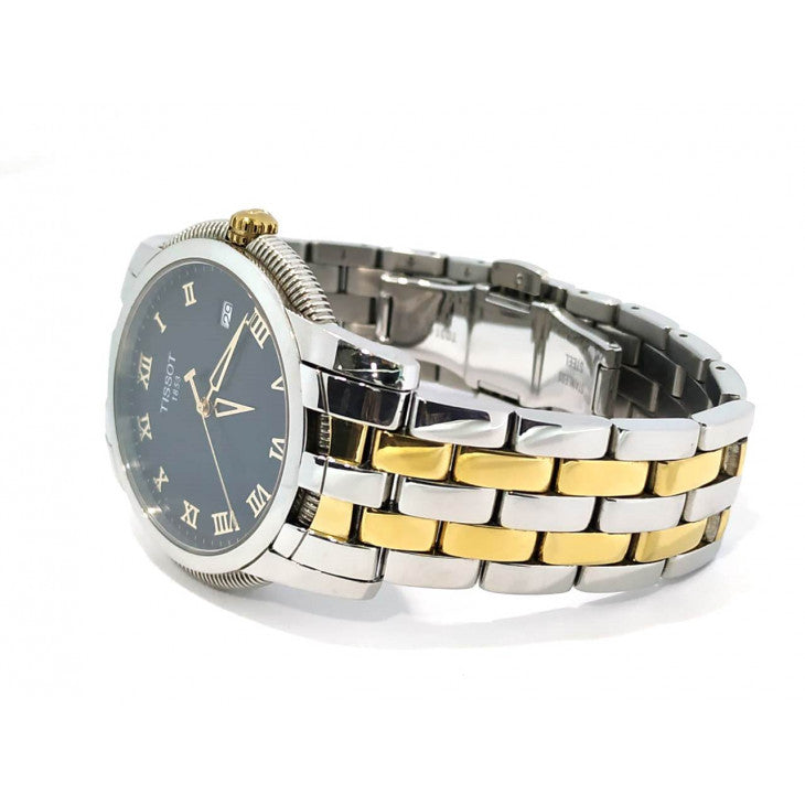 Tissot T031.410.22.053.00 Black Two Tone Stainless Steel Ballade III Men’s Watch