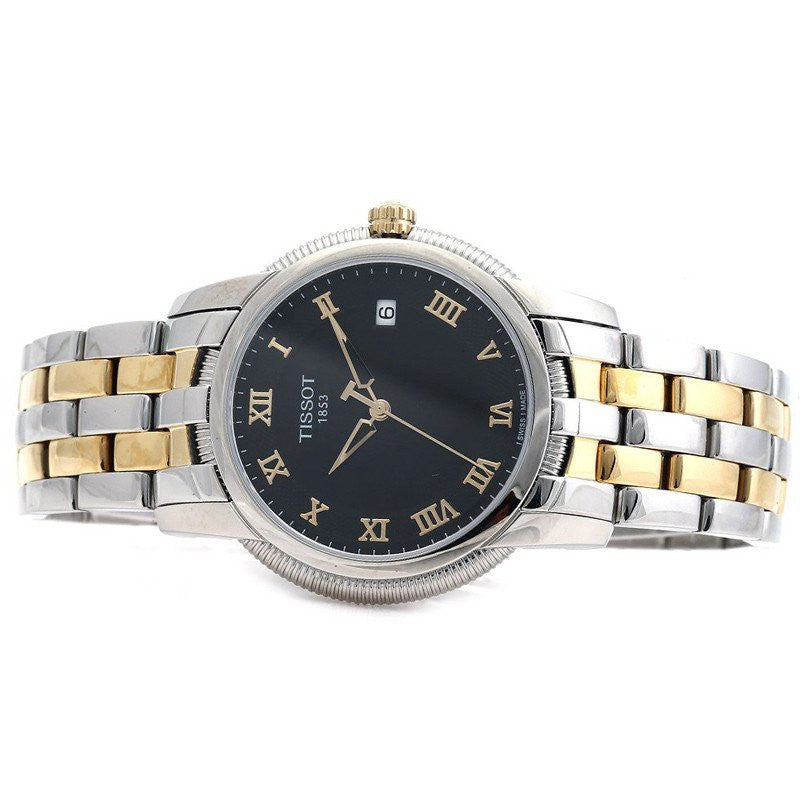 Tissot T031.410.22.053.00 Black Two Tone Stainless Steel Ballade III Men’s Watch