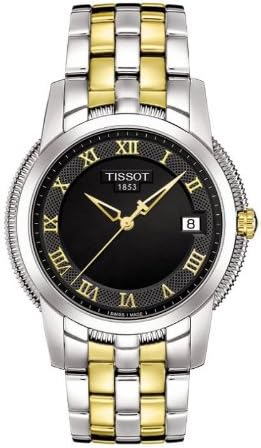 Tissot T031.410.22.053.00 Black Two Tone Stainless Steel Ballade III Men’s Watch