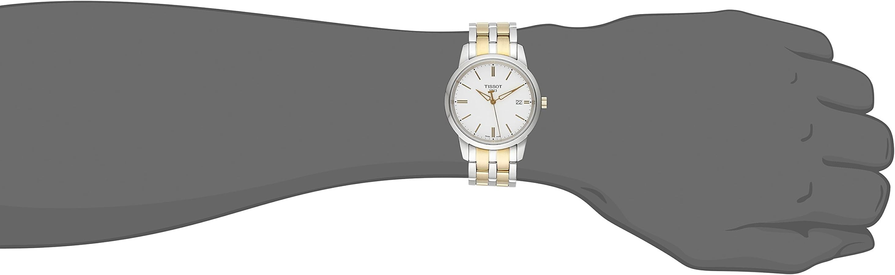 Tissot T033.410.22.011.00 White Dial Classic Dream Men's Watch