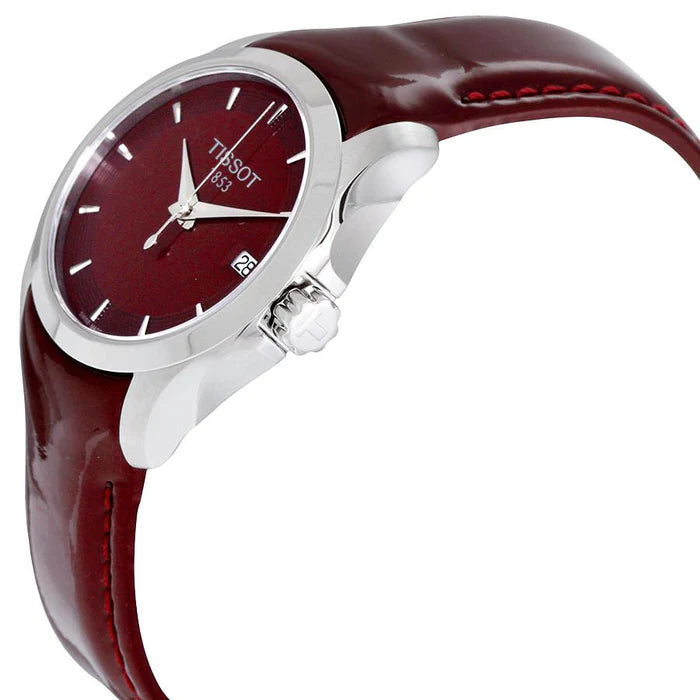 Tissot T035.210.16.371.00 Couturier Red Dial Women's Watch