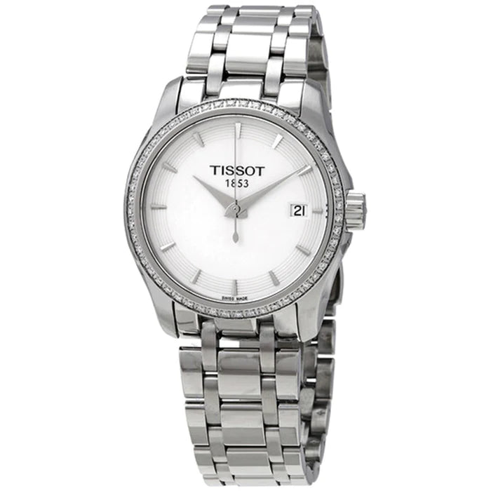 Tissot T035.210.61.011.00 Couturier White Dial Women's Watch