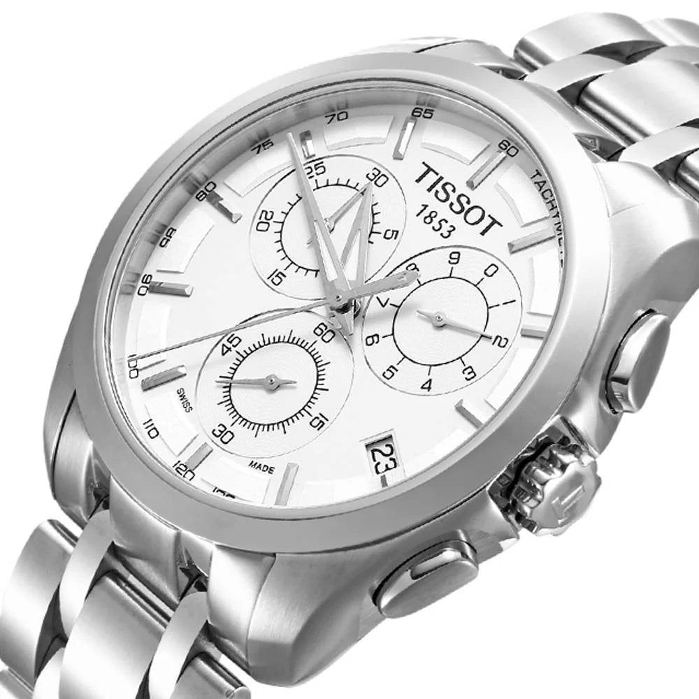 Tissot T035.617.11.031.00 Couturier Silver Dial Stainless Steel Men's Watch