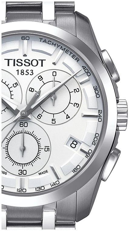 Tissot T035.617.11.031.00 Couturier Silver Dial Stainless Steel Men's Watch