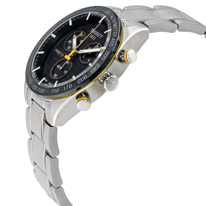 Tissot T100.417.11.051.00 PRS 516 Chronograph Black Dial Men's Watch