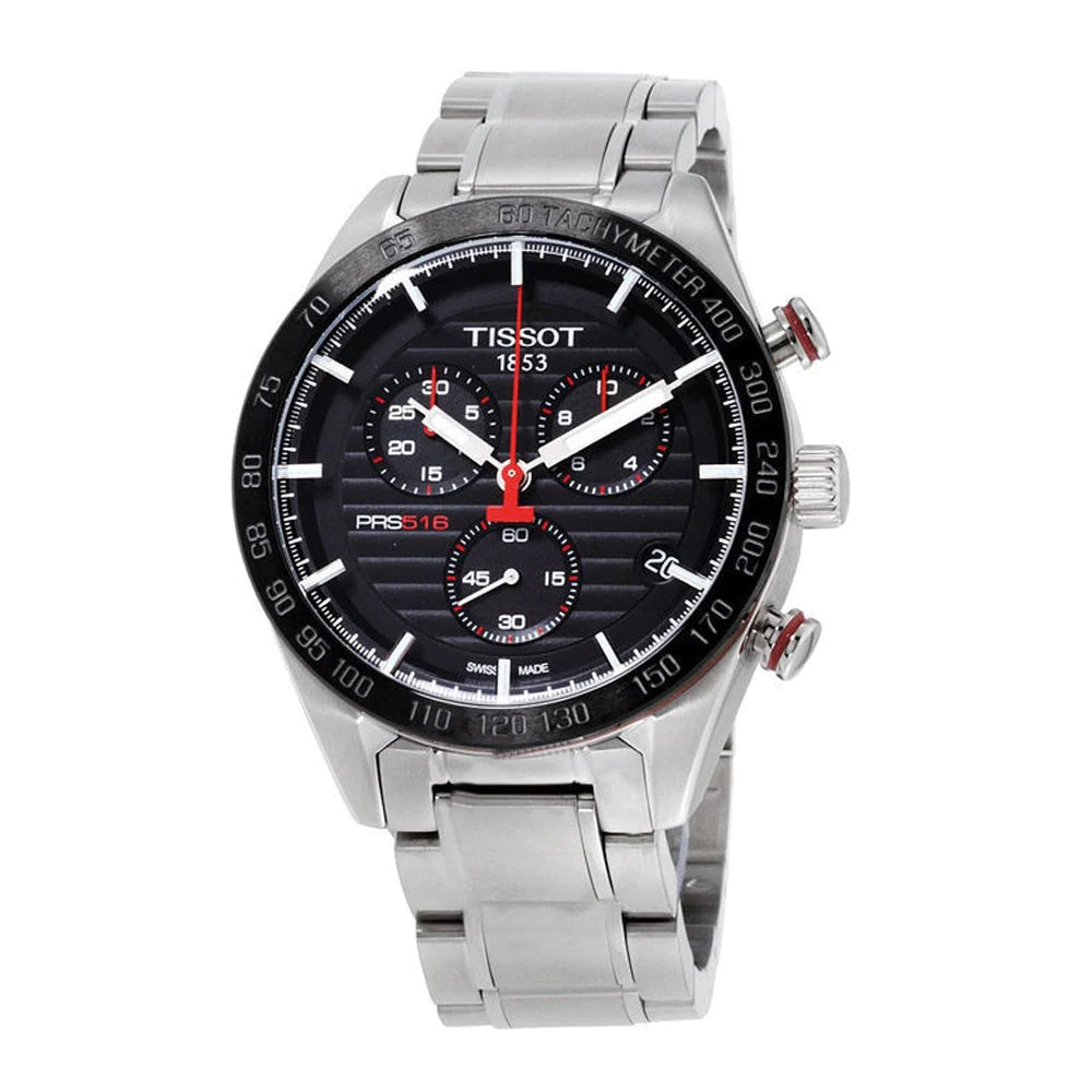 Tissot T100.417.11.051.01 Chronograph Black Dial Men's Watch