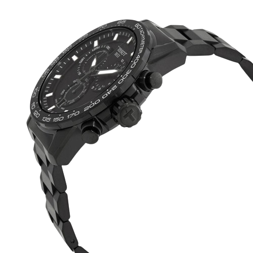 Tissot T125.617.33.051.00 Black Dial Black Stainless Steel Men's Watch