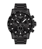 Tissot T125.617.33.051.00 Black Dial Black Stainless Steel Men's Watch