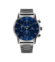 Tommy Hilfiger 1791456 Kane Blue Dial Grey Steel Men’s Watch