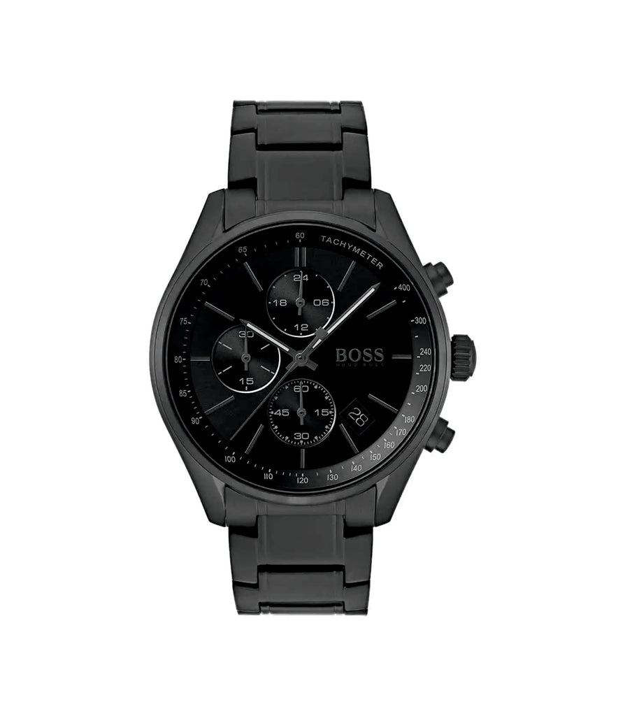 Hugo Boss 1513676 Grand Prix Chronograph Black Stainless Steel Men’s Watch