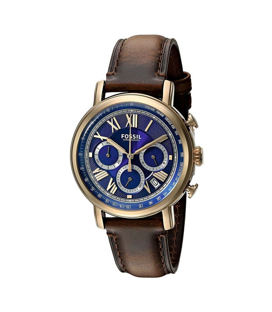 Fossil FS5148 Buchanan Blue Dial Chronograph Men’s Watch