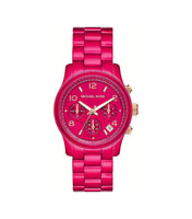 Michael Kors MK7478LE Runway Limited Edition Pink Dial Stainless Steel Women’s Watch